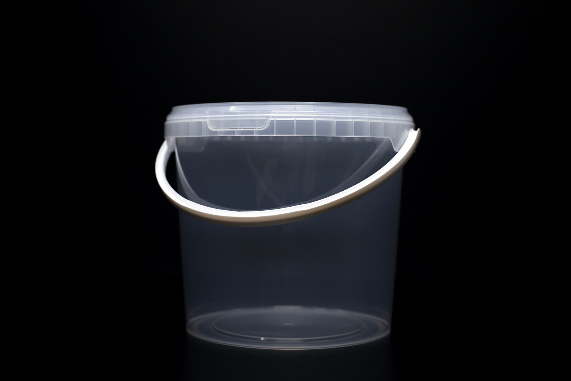 2.5 Litre Round Clear Bucket